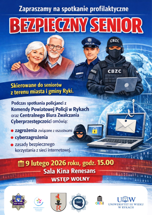 Plakat zapraszający na spotkanie szczegóły i treść plakatu zawarta jest w treści komunikatu