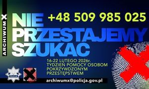 grafika z napisem Nie przestajemy szukać
Archiwum X - Nie przestajemy szukać! - sprawa Anny Prus z Kamienia Pomorskiego