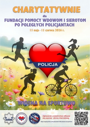 Plakat akcji Wiosna na sportowo